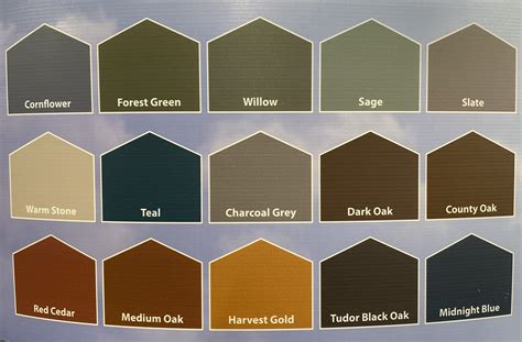 ronseal fence paint colors.